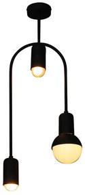 Φωτιστικό Οροφής Κρεμαστό Led HL-3523-3 77-3784 Christopher Black Homelighting Metal