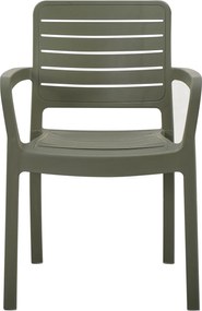 ΠΟΛΥΘΡΟΝΑ ΕΞΩΤ.ΧΩΡΟΥ FLAN HM6369.05 DARK OLIVE ΠΟΛΥΠΡΟΠΥΛΕΝΙΟ 57x56x82.5Yεκ.