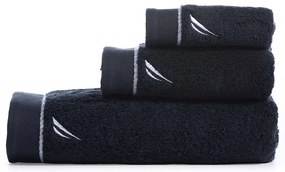 Πετσέτα Χεριών (30x50) Nautica By Nef-Nef Homeware Nau Coast Black 600gsm
