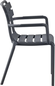 ΠΟΛΥΘΡΟΝΑ ΠΟΛΥΠΡΟΠΥΛΕΝΙΟΥ PHILLY HM6123.03 ΓΚΡΙ 58,5x49x83,5Υεκ.