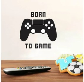 Αυτοκόλλητα Τοίχου Born To Game 59011 Ango-59011-Μαύρο 59011