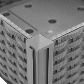 vidaXL Ζαρντινιέρα 80 x 40 x 23 εκ. από Πολυπροπυλένιο