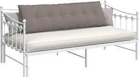 vidaXL Μαξιλάρι Πλάτης Taupe 160 x 19 x 50 εκ ύφασμα