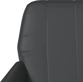 vidaXL Πολυθρόνα Μαύρη 61 x 78 x 80 εκ. από Συνθετικό Δέρμα