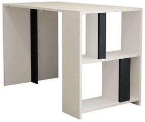 Γραφείο Lima 845HCT3834 120x60x75,4cm White-Anthracite