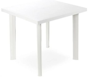 Τραπέζι κήπου FIOCCO Πλαστικό Λευκό 80x75x72 εκ. 80x75x72 εκ.