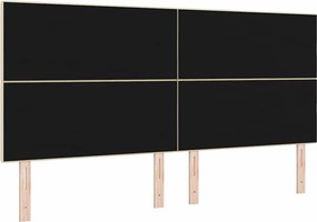 vidaXL Κεφαλάρι με κεφαλάρι Κρεμ 200 cm Τεχνητό Δέρμα