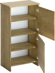 Παπουτσοθήκη Port Megapap χρώμα sapphire oak 48x31x92εκ.