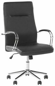 Καρέκλα γραφείου Berwyn 418, Μαύρο, 113x60x60cm, 13 kg, Με μπράτσα, Με ρόδες, Μηχανισμός καρέκλας: Κλίση | Epipla1.gr