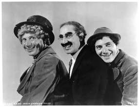 Φωτογραφία Harpo Marx And Chico Marx In, Archive Photos