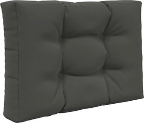 vidaXL Μαξιλάρι Καναπέ Εξωτερικού Χώρου 2 pcs Ανθρακί Πολυεστέρας