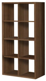 Intrahome Βιβλιοθήκη σε χρώμα καρυδί 75x35x145 Intrahomesa-00652552