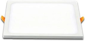 LED Πάνελ 15W Τετράγωνο Χωνευτό  Frameless Ψυχρό Λευκό 4948