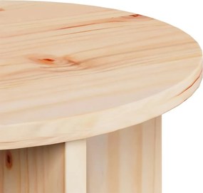 vidaXL Τραπεζάκι σαλονιού 2 pcs Φυσικό Μασίφ ξύλο πεύκου