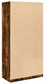 vidaXL Ντουλάπα Καπνιστή Δρυς 100x50x200 εκ. από Επεξεργασμένο Ξύλο