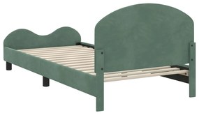 vidaXL Κρεβάτι Παιδικής Κρεβατοκάμαρας με Κεφαλάκι Θαλασσί 80 x 200 cm