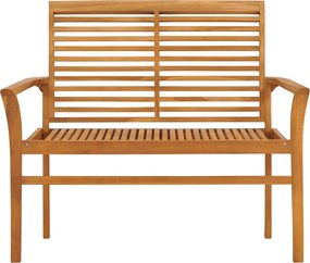 vidaXL Παγκάκι Κήπου 112 εκ. από Μασίφ Ξύλο Teak