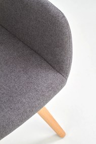 K283 chair, color: grey DIOMMI V-CH-K/283-KR-POPIEL