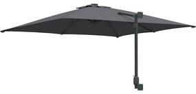 vidaXL Ομπρέλα Κήπου Ανθρακί 248.5 x 247.5 x 160 εκ. ύφασμα