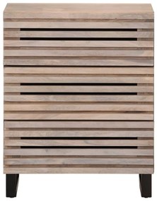 vidaXL Ντουλάπια 2 Τεμ. 60x34x75 εκ. από Μασίφ Ξύλο Μάνγκο