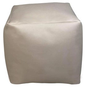 Tesias Πουφ σκαμπό Γκρι Ελεφαντί Δερματίνη 45x45x45cm
-Tesias  TES-1441