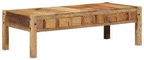 vidaXL Τραπέζι Καφέ 110x55x35 cm Μασίφ Ανακυκλωμένο