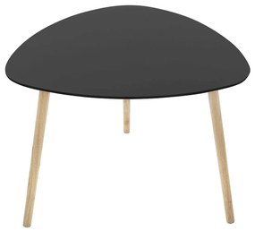 Βοηθητικό Τραπεζάκι (Φ60x40) A-S Mileo Black 157058G