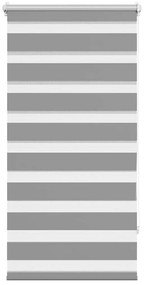 vidaXL Σύστημα Σκίασης Ρόλερ Zebra Γκρι 80 x 150 εκ.