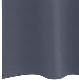vidaXL Κουρτίνες με κουρτίνες 2 pcs Ανθρακί 225 x 140 εκ. Πολυεστέρας