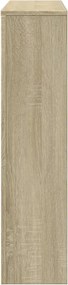 vidaXL Κάλυμμα Καλοριφέρ Sonoma Δρυς 149x20x82 εκ. Επεξεργασμένο Ξύλο