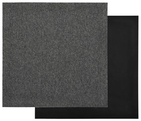 vidaXL Μοκέτα Πλακάκι 20 τεμ. Ανθρακί 5 μ² 50x50 εκ.