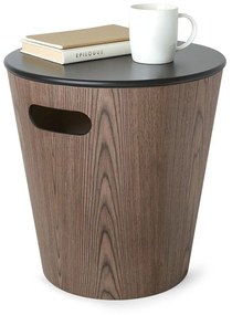 Σκαμπό Με Αποθηκευτικό Χώρο Woodrow 1009760-048 Black-Walnut Umbra Wood