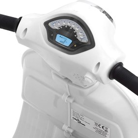 vidaXL Παιχνίδι Ηλεκτρικό Μοτοσικλέτα Vespa GTS300 Λευκό