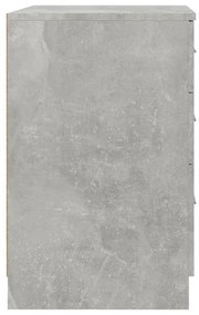vidaXL Κομοδίνο Γκρι Σκυροδέματος 40 x 40 x 63 εκ. Επεξεργασμένο Ξύλο