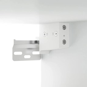 vidaXL Έπιπλο Τηλεόρασης Επιτοίχιο Λευκό 100x34,5x40 εκ.