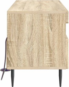 vidaXL Ντουλάπα LED Τηλεόρασης Sonoma Δρυς Επεξεργασμένο Ξύλο