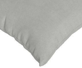 vidaXL Μαξιλάρι Καναπέ 2 pcs Ανοιχτό γκρι 80 x 40 cm ύφασμα