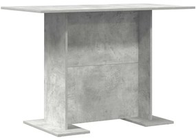 vidaXL Τραπεζαρία Γκρι σκυροδέματος 110 x 60 x 75 cm