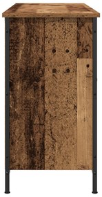 vidaXL Ντουλάπα TV Artisan Oak 101x35x65 cm Επεξεργασμένο Ξύλο και Χάλυβας