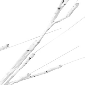vidaXL Χριστουγ. Δέντρο Εξωτ./Εσωτ. Χώρου 220LED Θερμό Λευκό 2,2μ Ιτιά