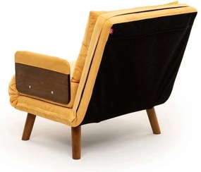 Πολυθρόνα-Κρεβάτι Μουσταρδί COSMO SINGLE 77x70x82