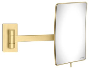 Καθρέπτης Μεγεθυντικός Επτοίχιος Μεγέθυνση x3 Brass Brushed Sanco Cosmetic Mirrors MR-305-AB12