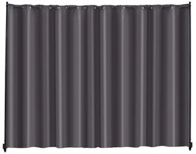 VEVOR Room Divider Portable Panel Room Divider with Wheels Privacy Screen Gray