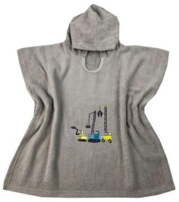 Πόντσο Παιδικό Excavators Grey Astron