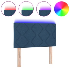vidaXL LED Προσκέφαλο Με Σχέδιο Διαμαντιών Μπλε 80 εκ Ταπετσαρία