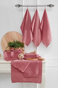 Kitchen Towel Set (10 Pieces) Lola - Red Red