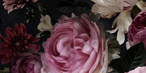 Εικόνα μπουκέτο λουλούδια σε κοντινό πλάνο - 100x50
