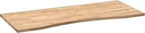VidaXL Επιτραπέζια Επιφάνεια Ακατέργαστη Μασίφ Ξύλο Δρυς Ορθογώνια