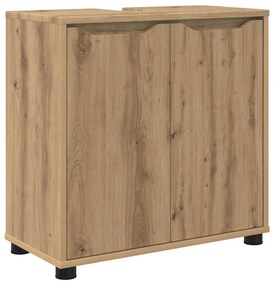 vidaXL Ντουλάπα νιπτήρα μπάνιου με ράφι Artisan Oak 60 x 30 x 60 cm