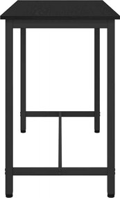 vidaXL τραπέζι Μαύρη Οξυά 100 x 50 x 76,5 εκ.